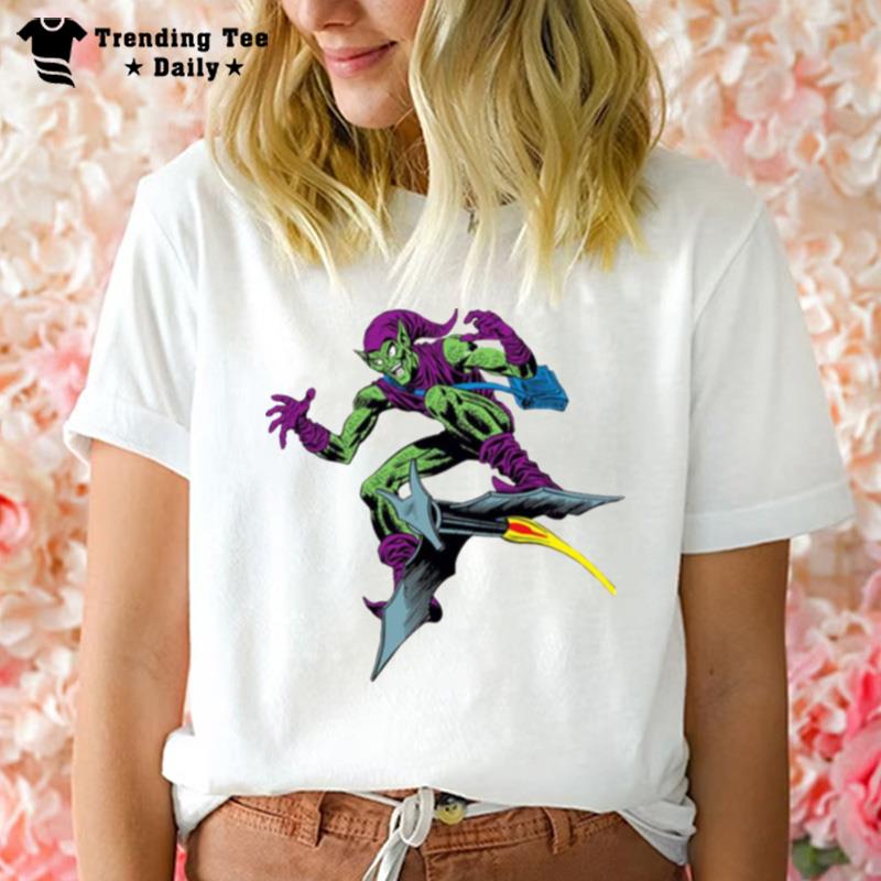 Goblin Rides Marvel Villain T-Shirt