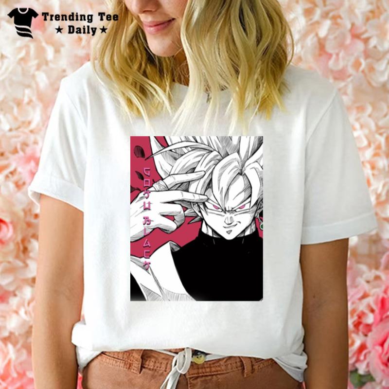 Goku Black Super Saiyan Rose Time Ring Fanart Dragon Ball T-Shirt