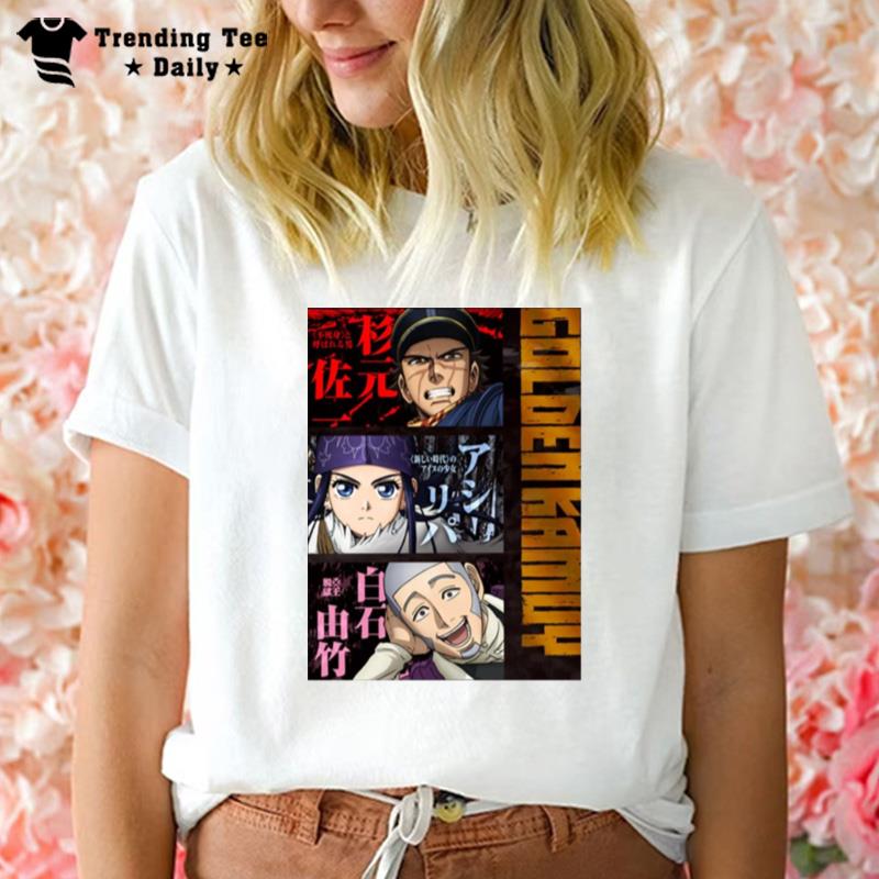 Golden Kamuy Characters Anime Design T-Shirt