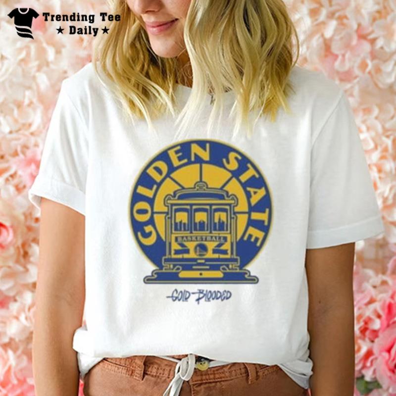 Golden State Warriors Sportiqe Unisex Hometown Gold Blooded Olsen T-Shirt