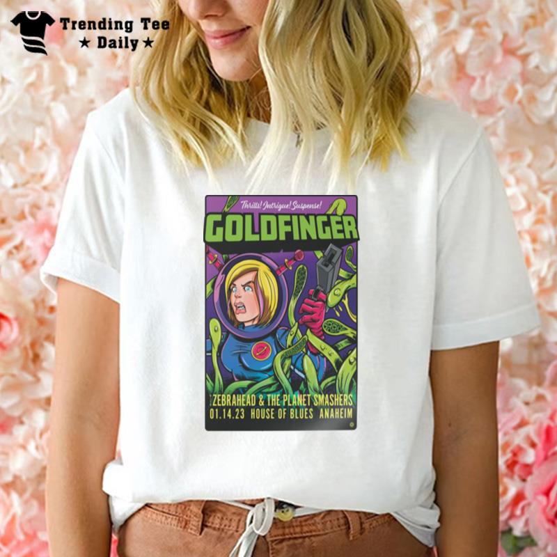 Goldfinger Anaheim Jan 14Th 2023 House Of Blues T-Shirt