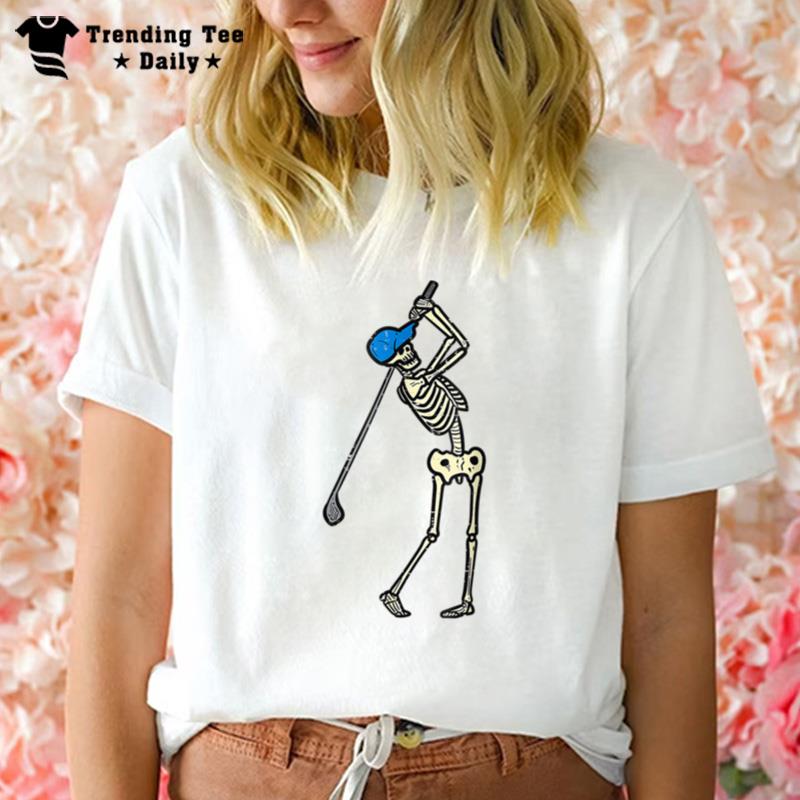 Golfer Skeleton Golf Player Halloween Costume Me T-Shirt