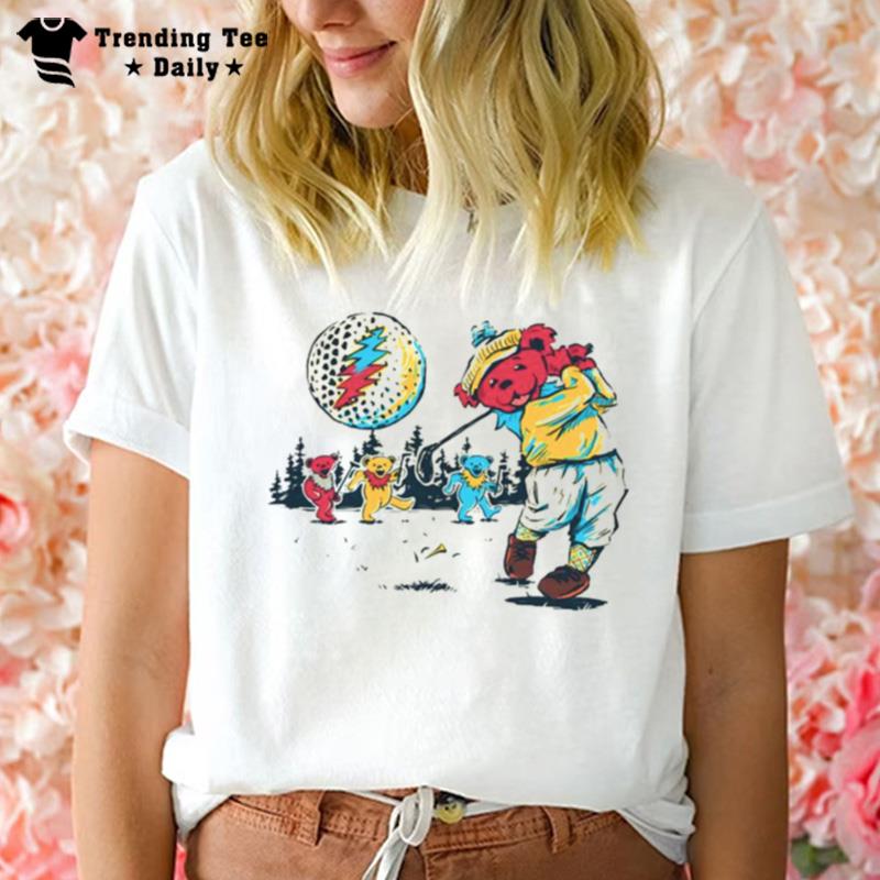 Golfing Bears Grateful Dead T-Shirt