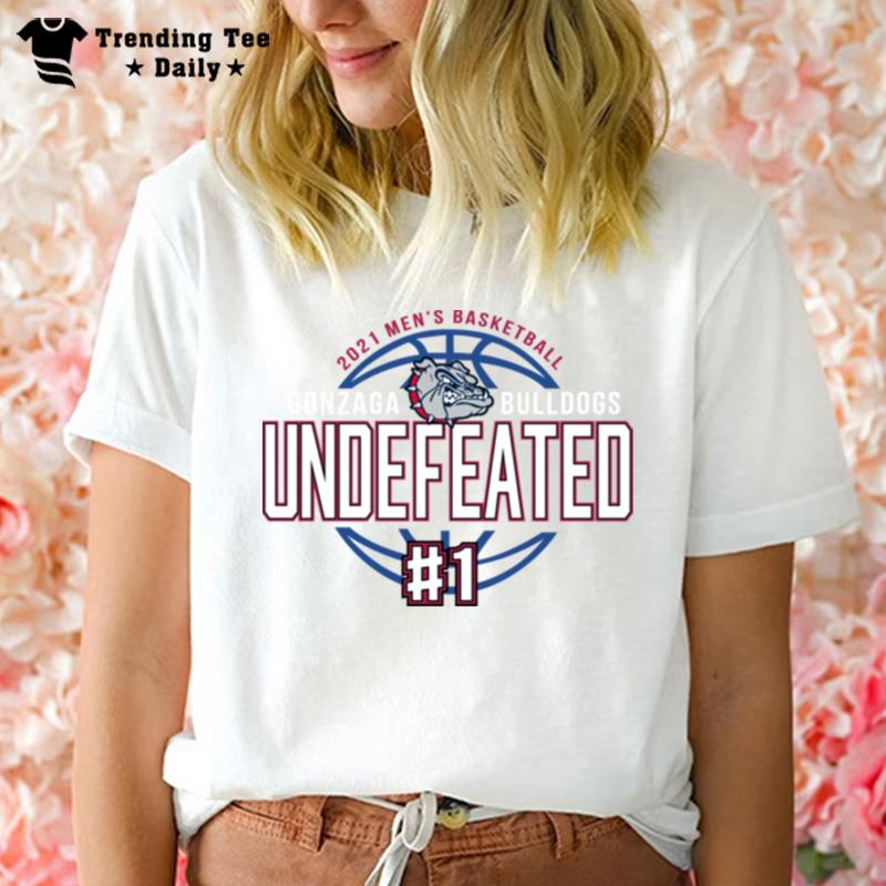 Gonzaga Bulldogs Champion 2021 Undefeated Regular Season T-Shirt