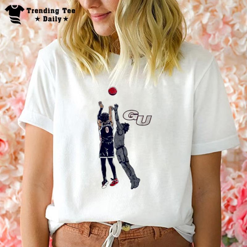 Gonzaga Julian Strawther The Shot T-Shirt