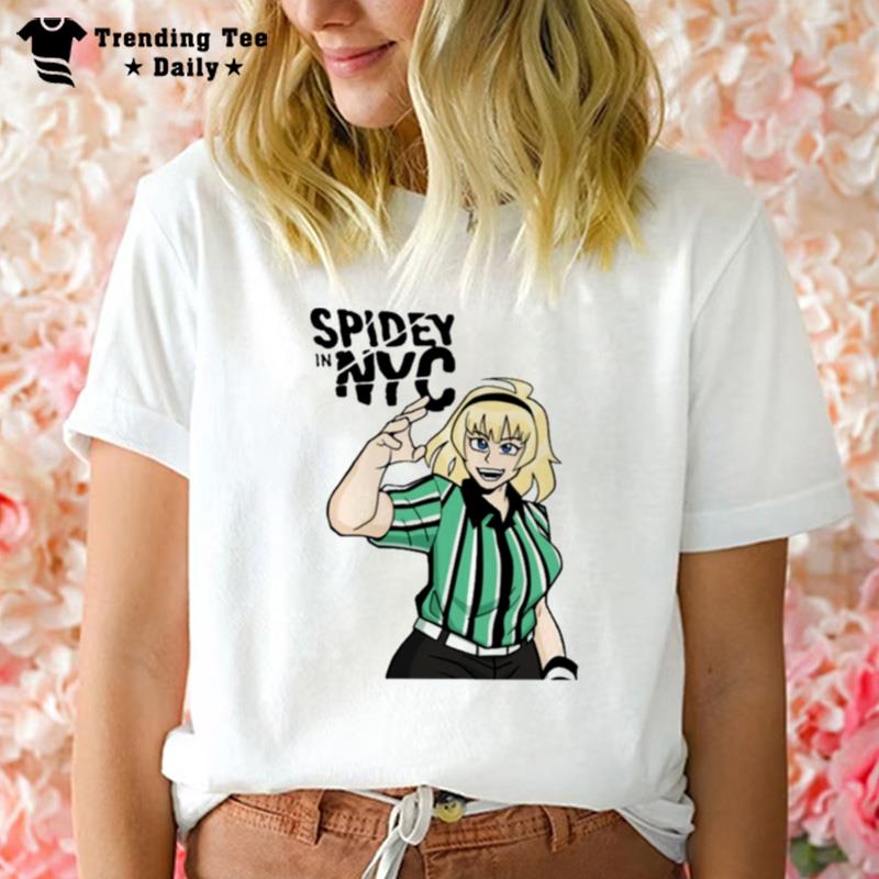 Gooby Spidey In Nyc T-Shirt