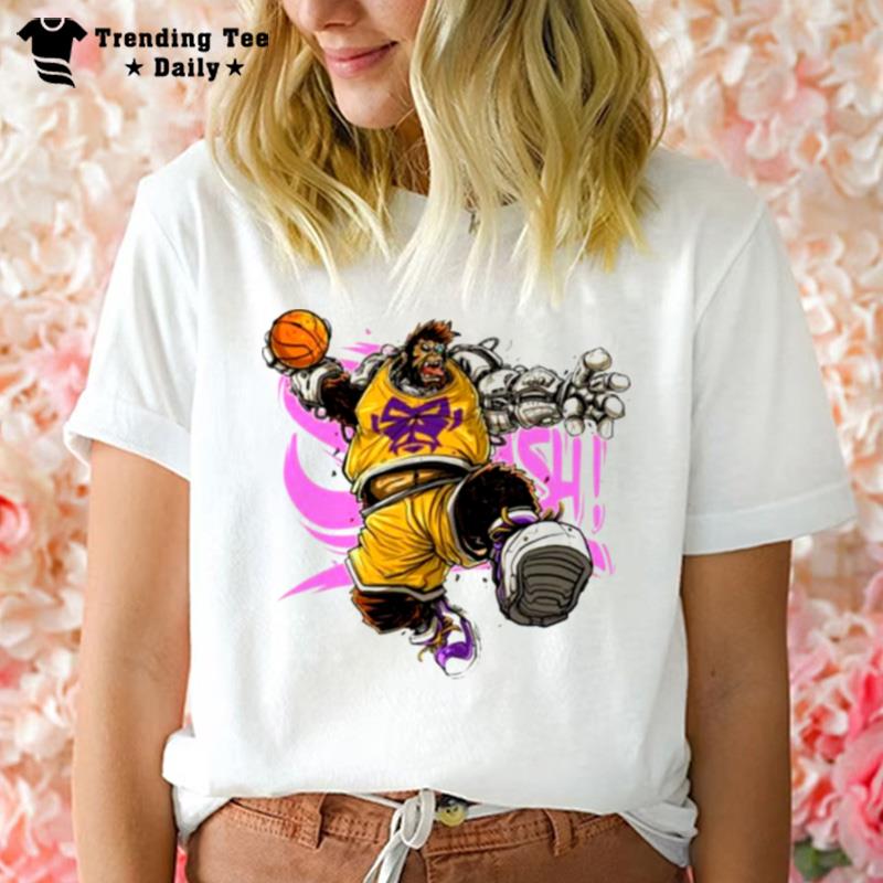 Gorilla Smash Basketball T-Shirt