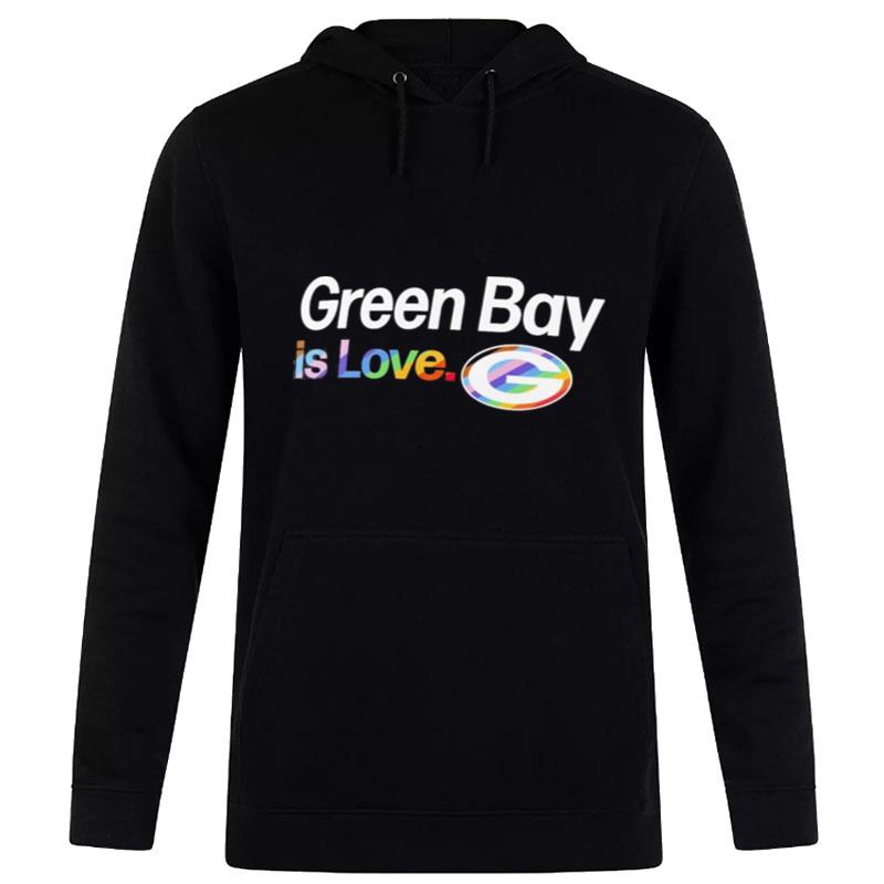 Green Bay Packers Is Love City Pride Team Logo Hoodie