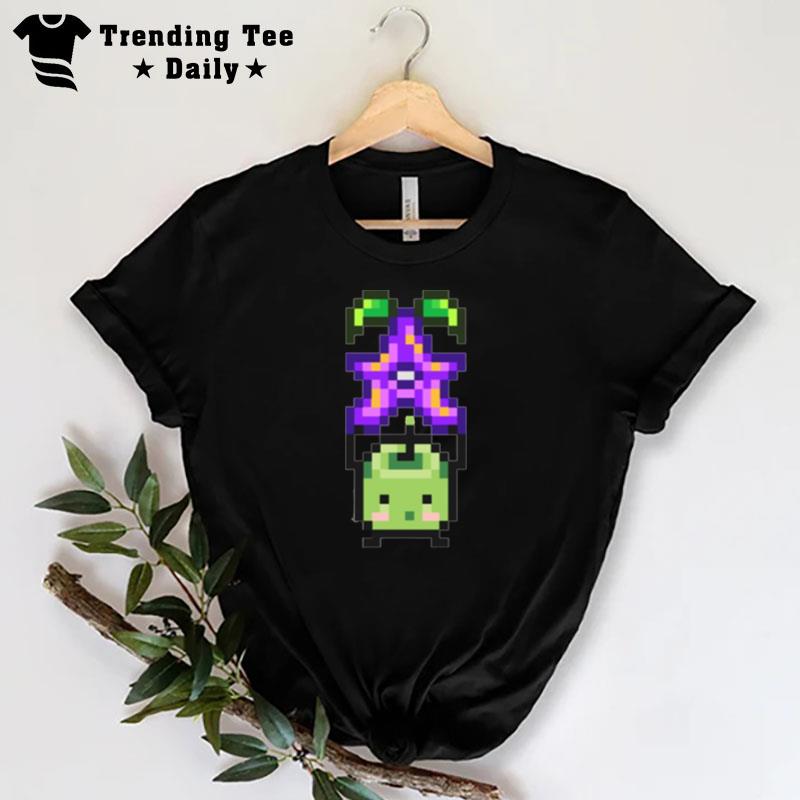 Green Junimo With Stardrop Stardew Valley T-Shirt