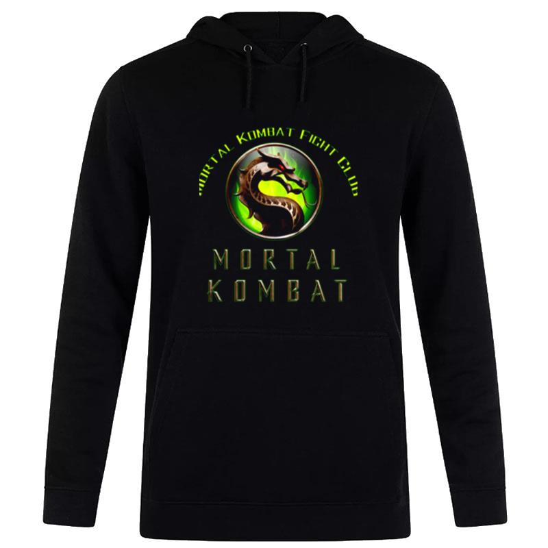 Green Logo Mortal Kombat Fight Club Hoodie