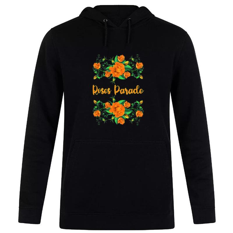 Green Orange Rose Parade Hoodie