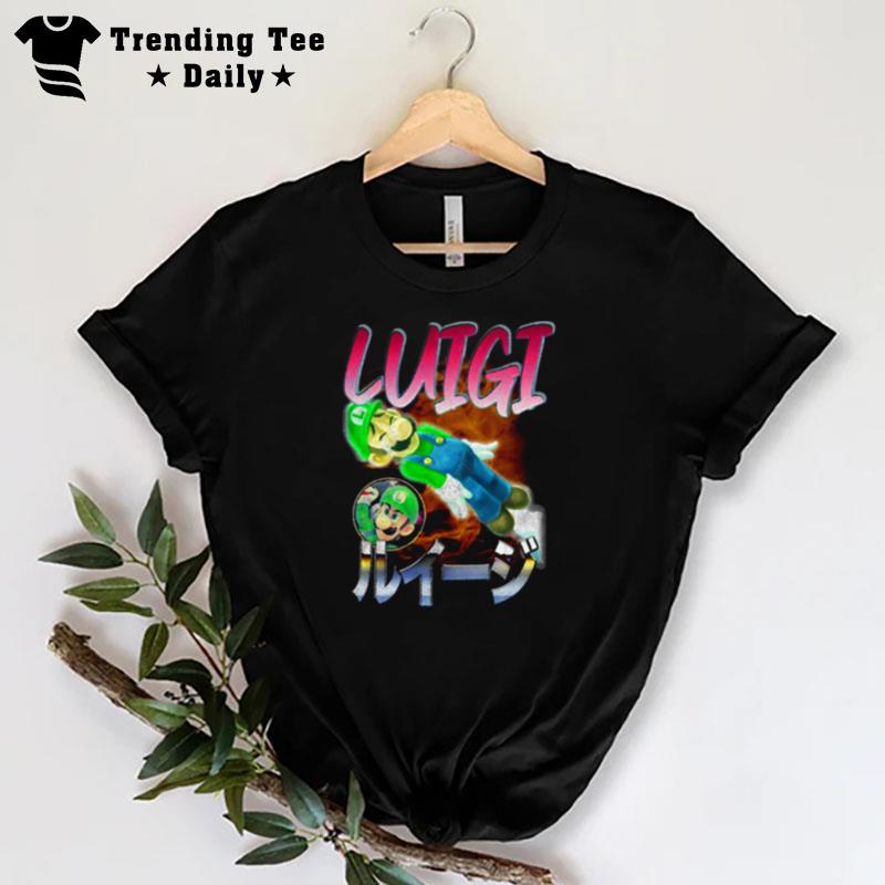 Green Plumber Luigi Smash Bros Vintage T-Shirt