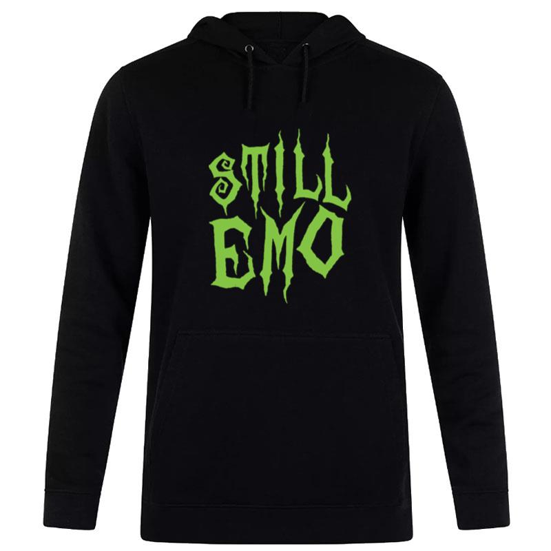 Green Still Emo Hoodie