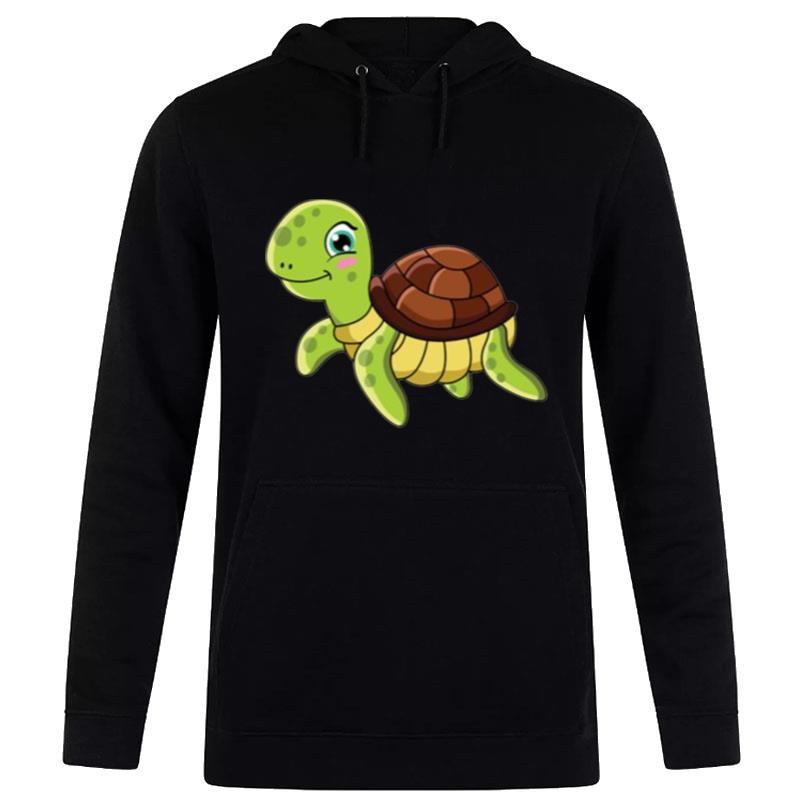 Green'tropical Turtle Hoodie