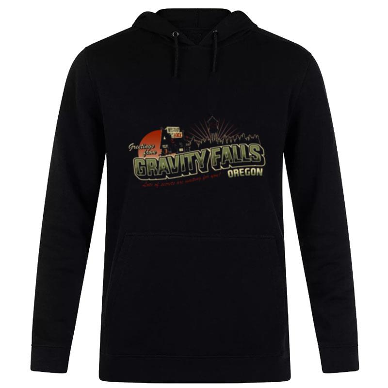 Greetings From Gf Gravity Falls Vintage Retro Hoodie