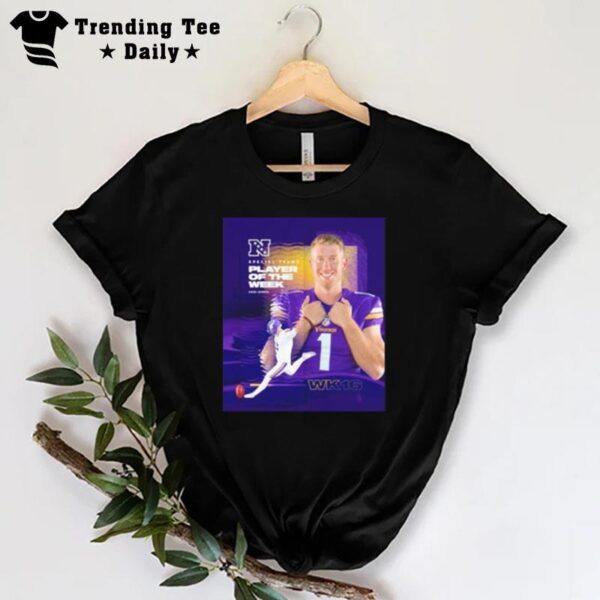 Greg Joseph Minnesota Vikings Special Teams Player Of The Week T-Shirt