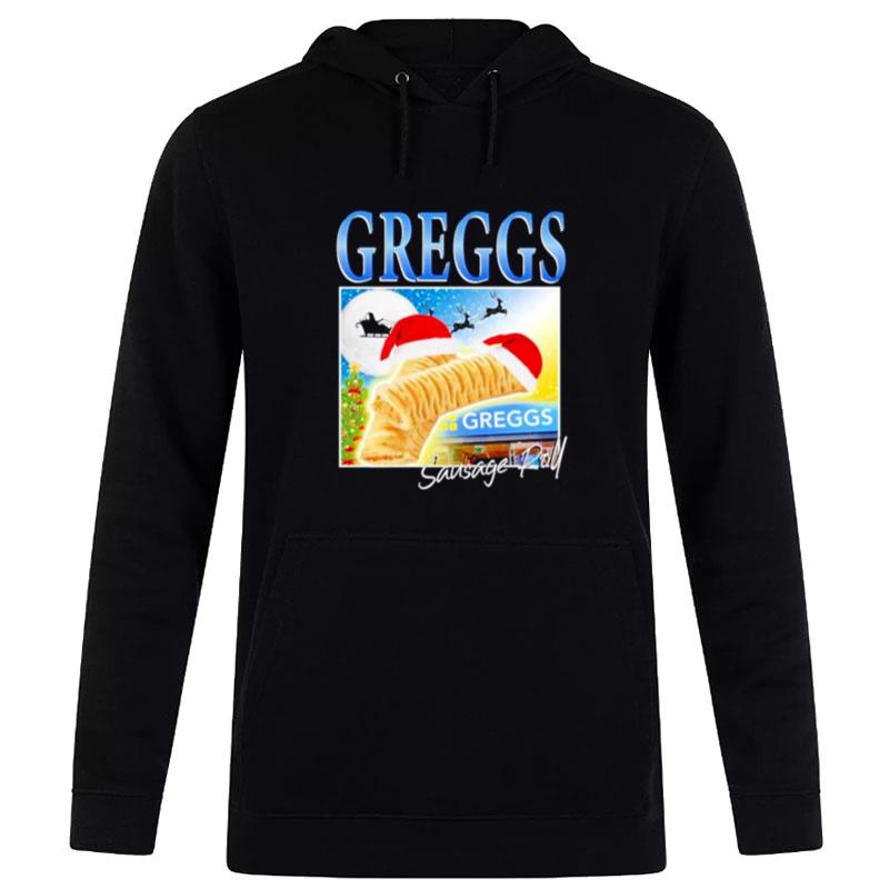 Greggs Sausage Roll Christmas 2022 Hoodie