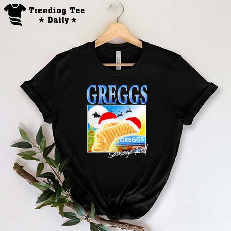 Greggs Sausage Roll Christmas 2022 T-Shirt