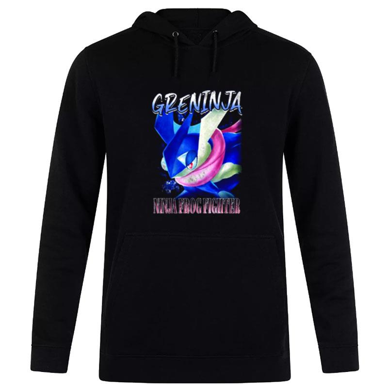 Greninja Ninja Frog Fighter Smash Bros Vintage Hoodie