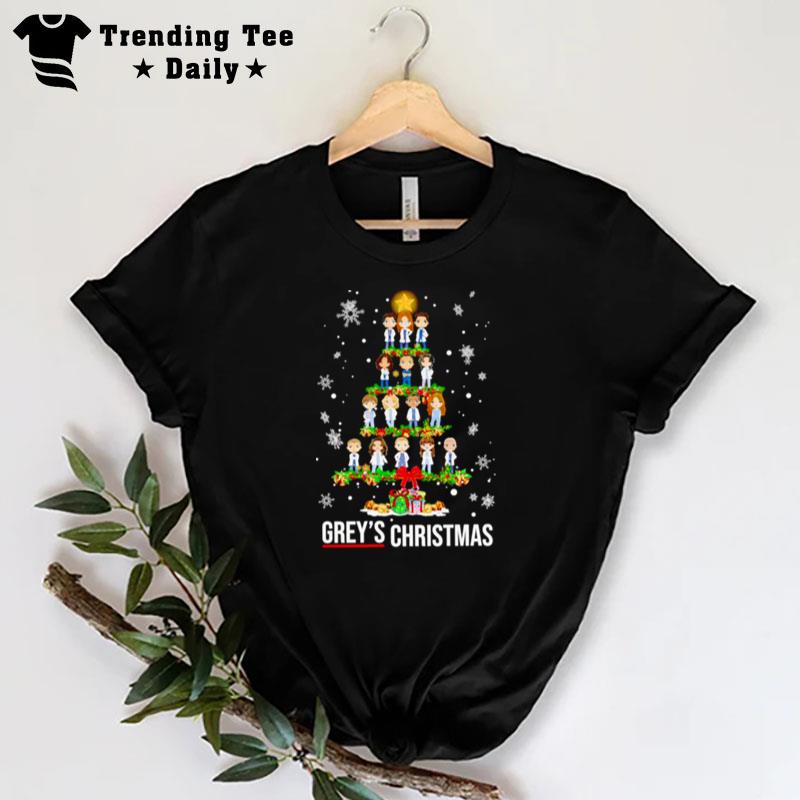 Grey's An'tomy Chibi Christmas Tree T-Shirt