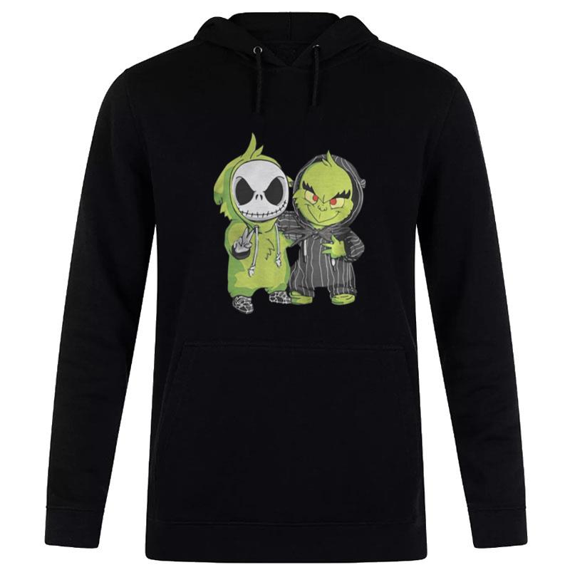 Grinch And Jack Skellin'ton Hoodie