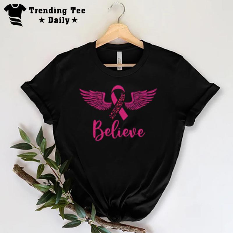 Intercept Cancer Fight Pink Ribbon T-Shirt