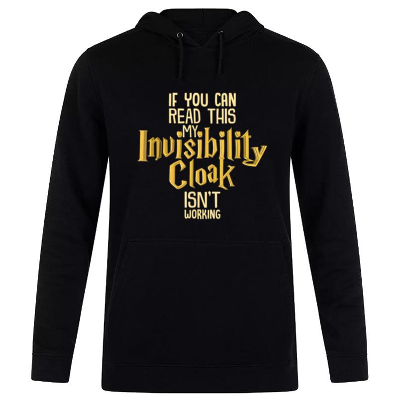 Invisibility Cloak Geek Book Movie Lover T Kids Hoodie