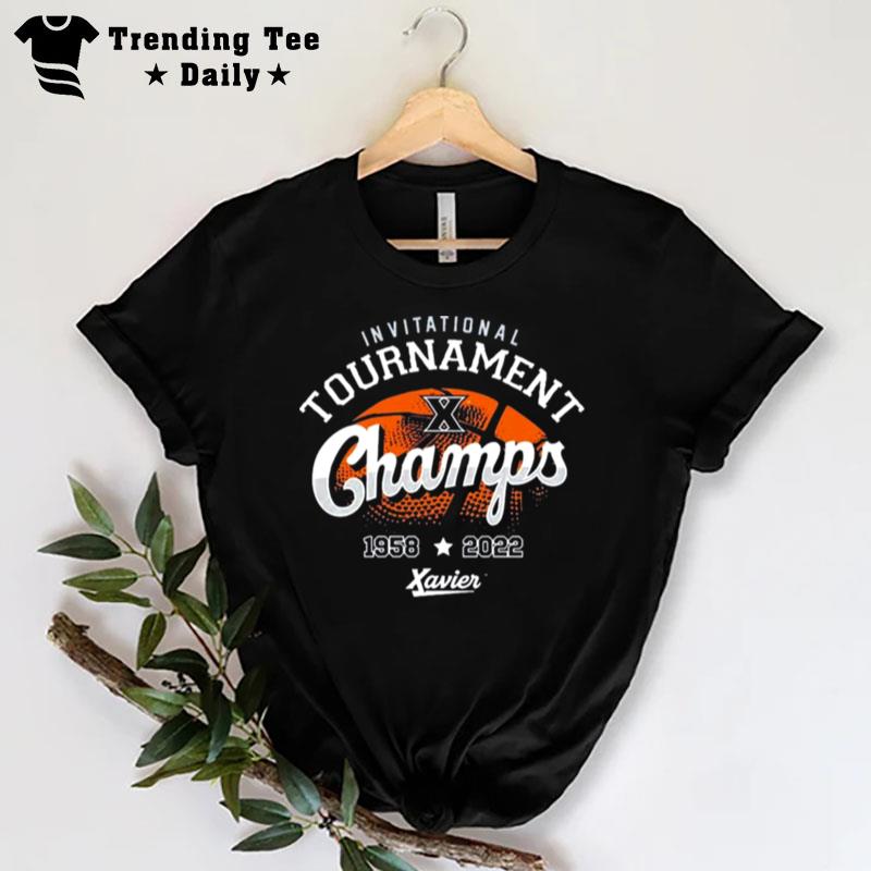 Invitational Tournament Champs Xavier University 1958 2022 T-Shirt