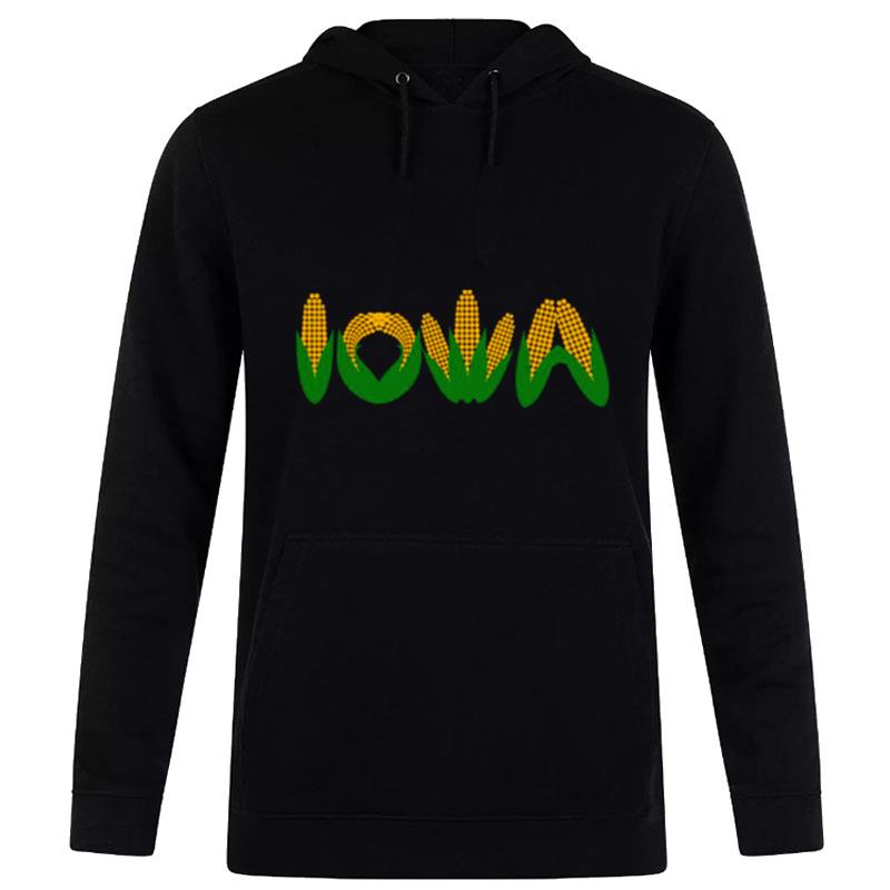 Iowa Corn Logo State Hoodie