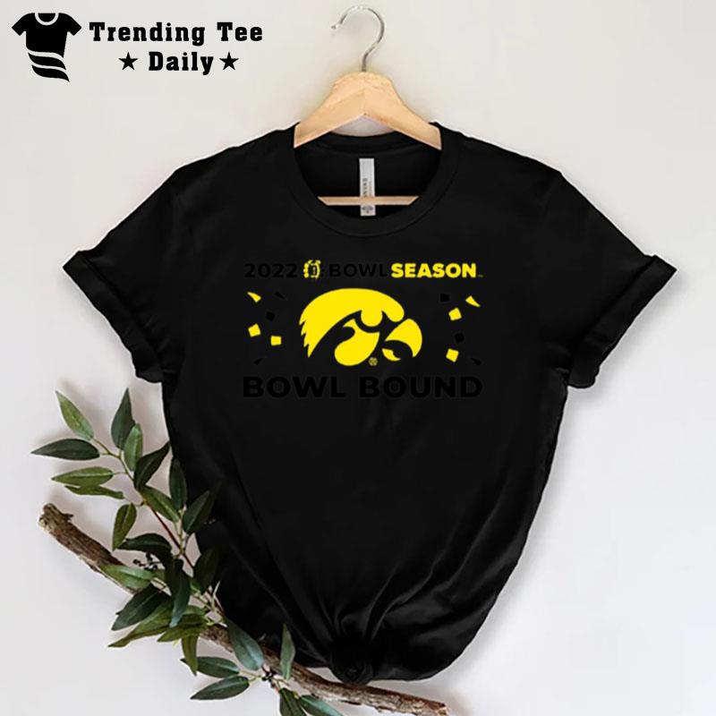 Iowa Hawkeyes 2022 Bowl Season Bowl Bound T-Shirt