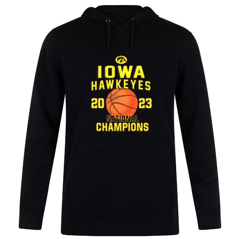 Iowa Hawkeyes 2023 Basketball n'tional Champions Retro Hoodie