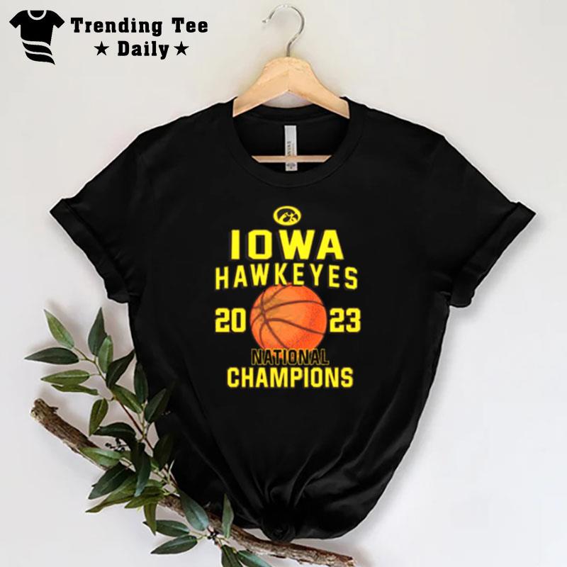 Iowa Hawkeyes 2023 Basketball n'tional Champions Retro T-Shirt