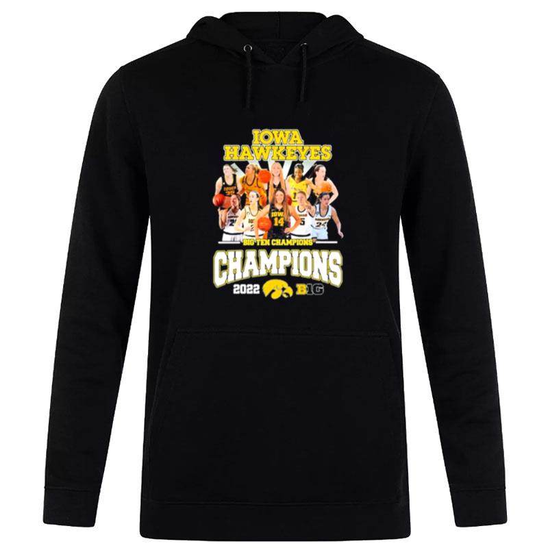 Iowa Hawkeyes Team Big Ten Champions Hoodie