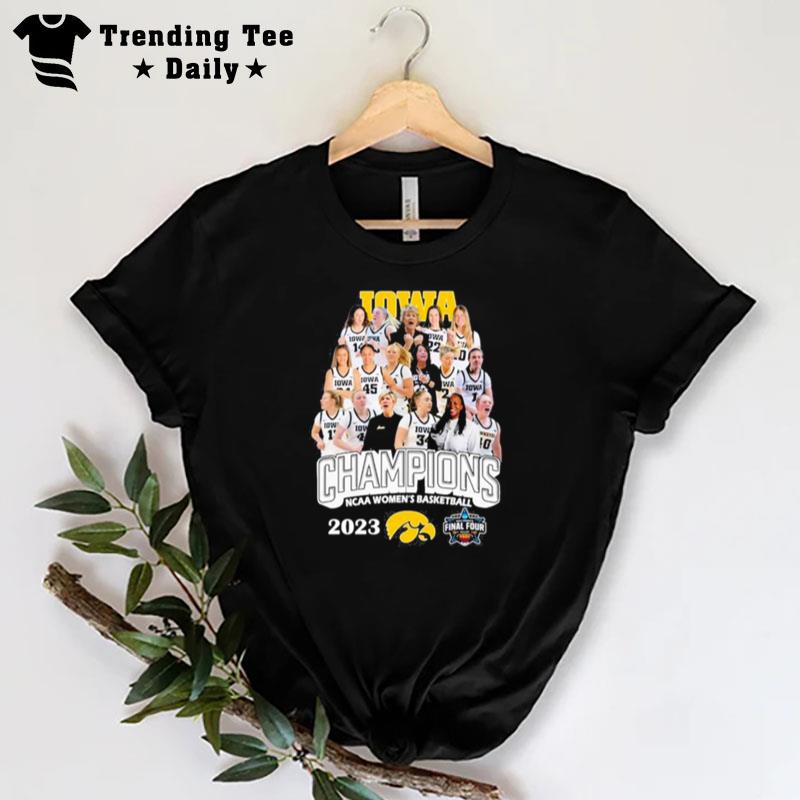 Iowa Hawkeyes Women's Basketball 2023 n'tional Champions T-Shirt