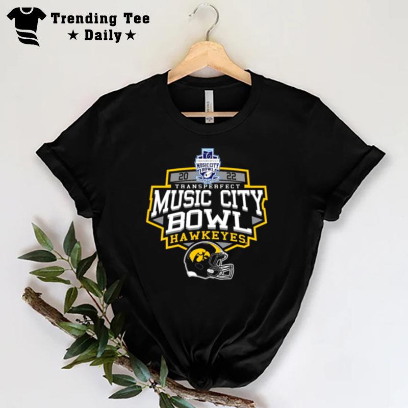 Iowa New Year's Eve 2022 Transperfect Music City Bowl T-Shirt