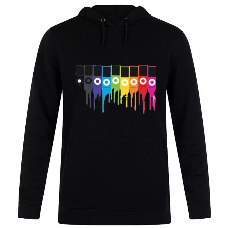 Ipod Nano Colored Design Hoodie