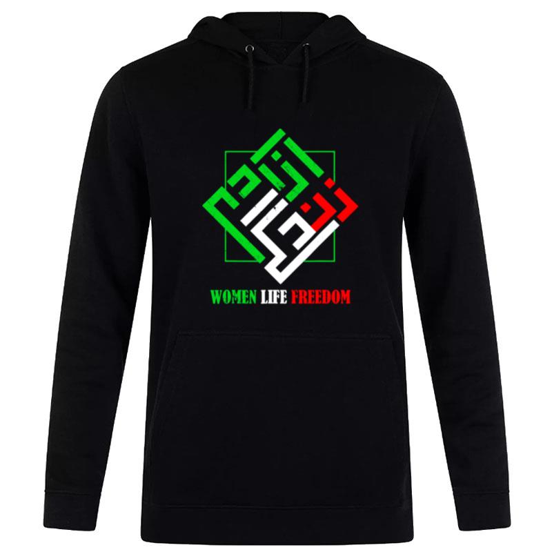 Iran Zan Zendegi Azadi Persian Woman Life Freedom Iran Women'supporter Hoodie