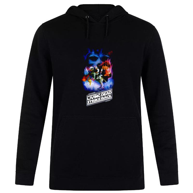 Living Dead Strike Back Zombie Wars Vintage Hoodie