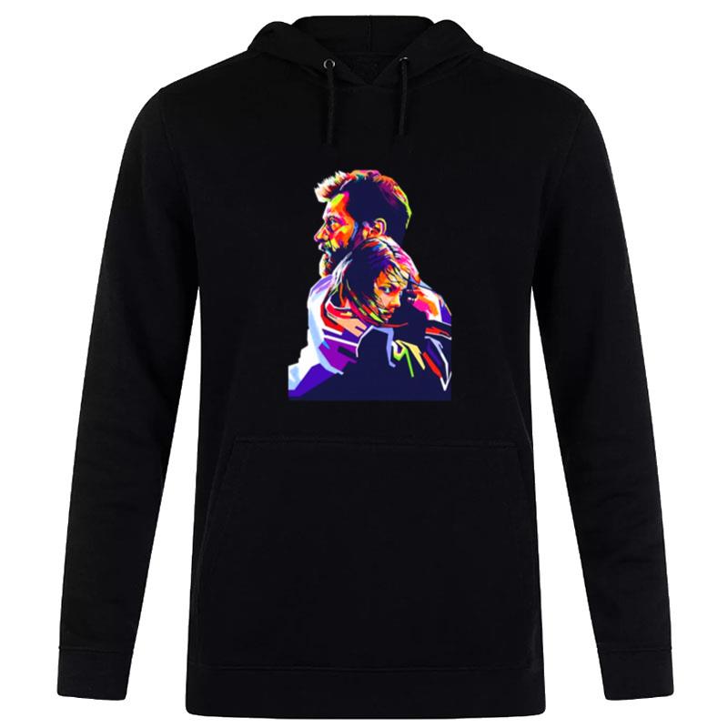 Logan'the Old Man And The Daughter Hugh Jackman Hoodie