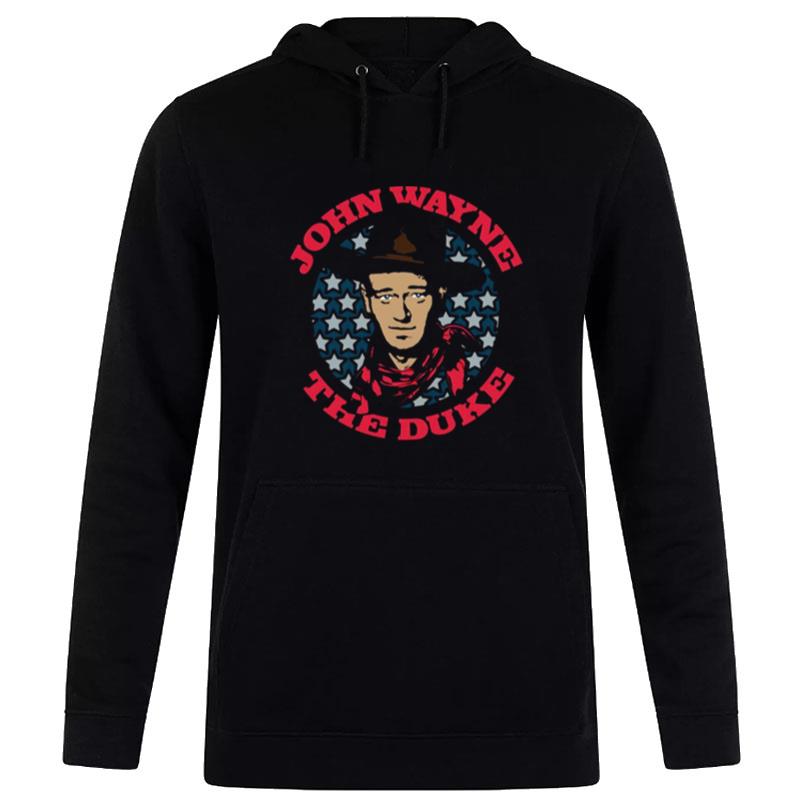 Logo Art John Wayne The Duke The Gri Hoodie