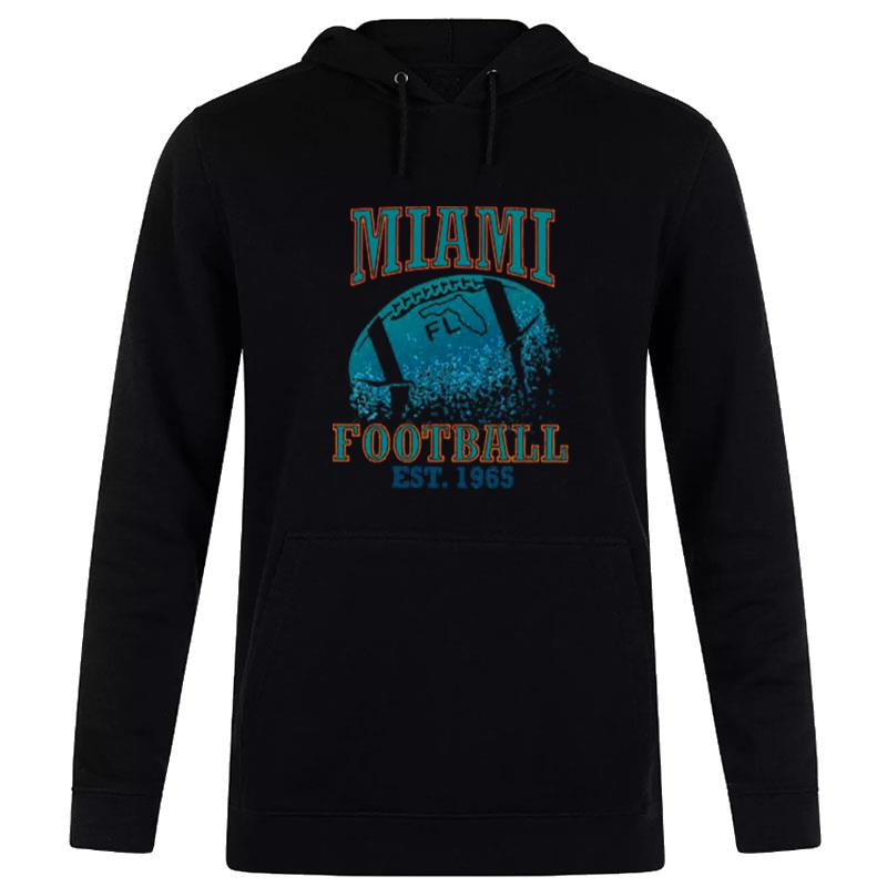 Logo Est 1966 MI'mi Football Hoodie