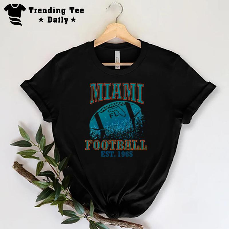 Logo Est 1966 MI'mi Football T-Shirt