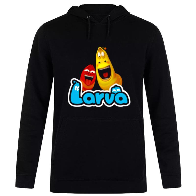 Logo Larva Cartoon Design Hoodie