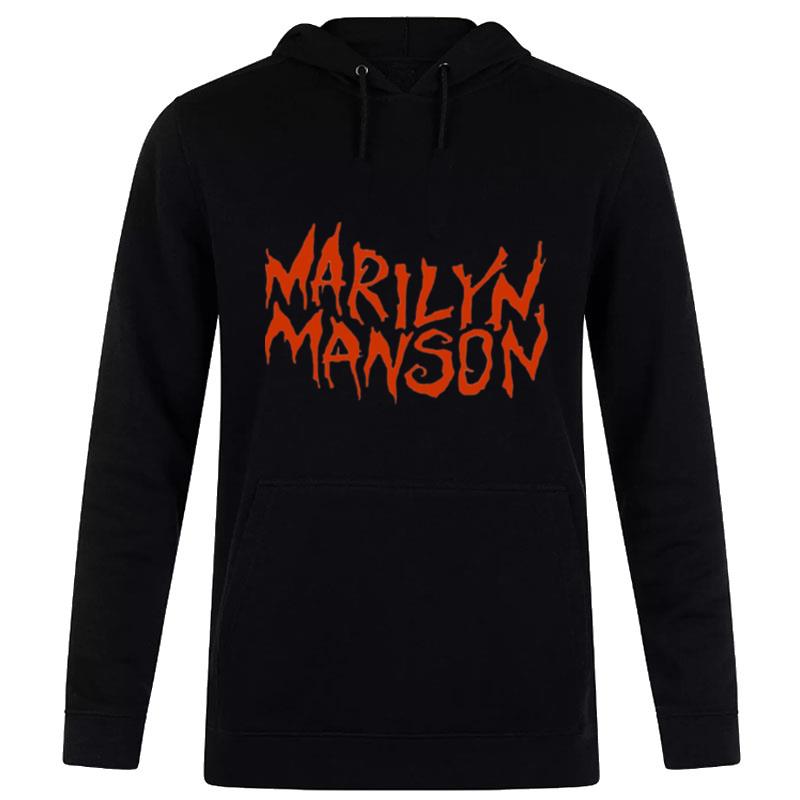 Logo Marilyn Manson Uncle Glam Rocker Hoodie