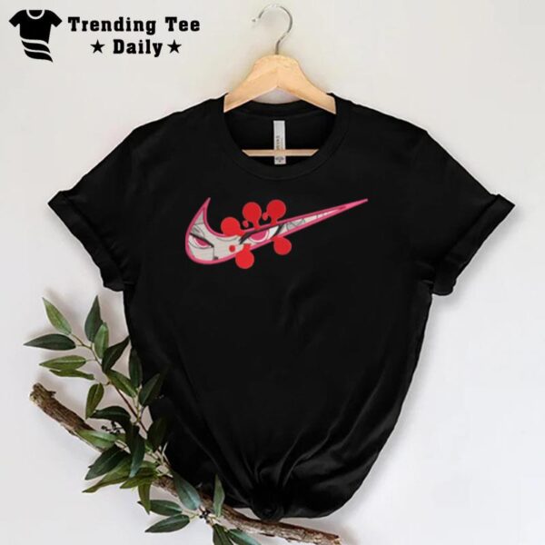 Logo Nike X Demon Slayer Tengen Kimetsu No Yaiba Uzui Eyes T-Shirt