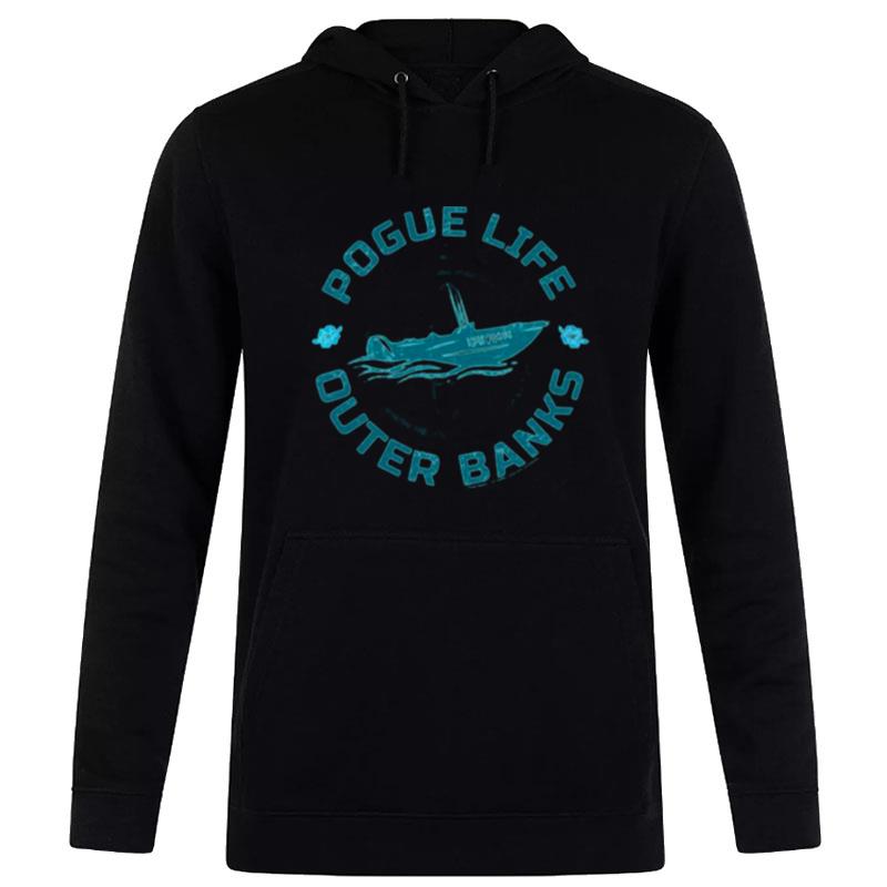 Logo Outer Banks Pogue Life Boat Silhouette Hoodie