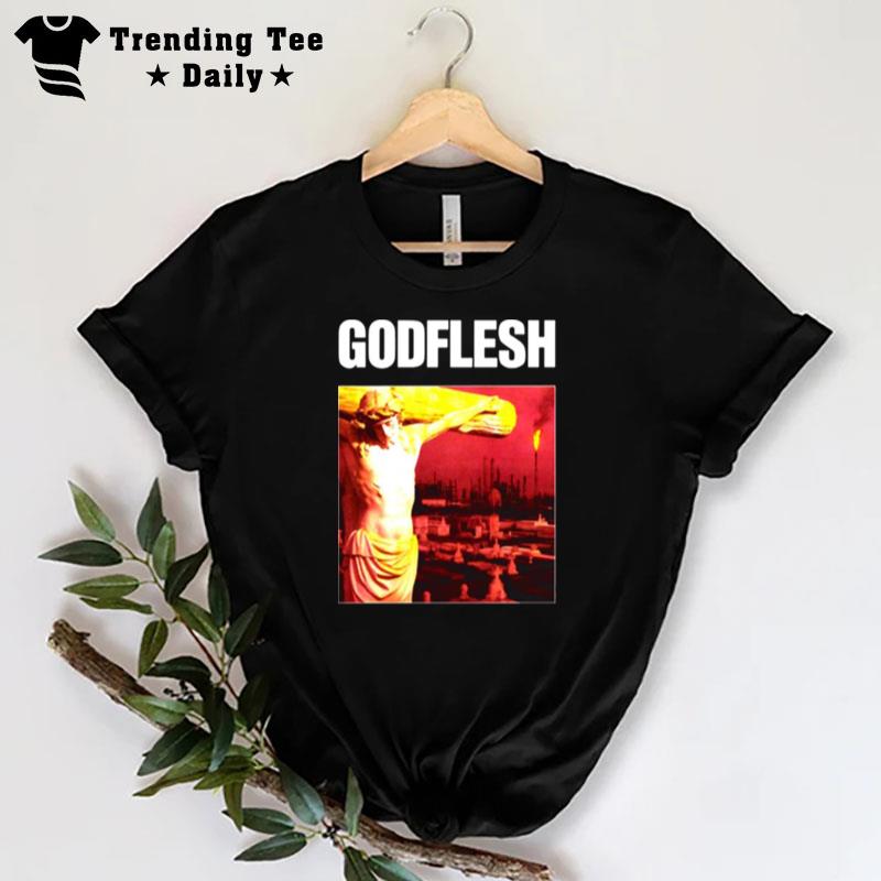 Logo Racerback Godflesh 90S Band T-Shirt