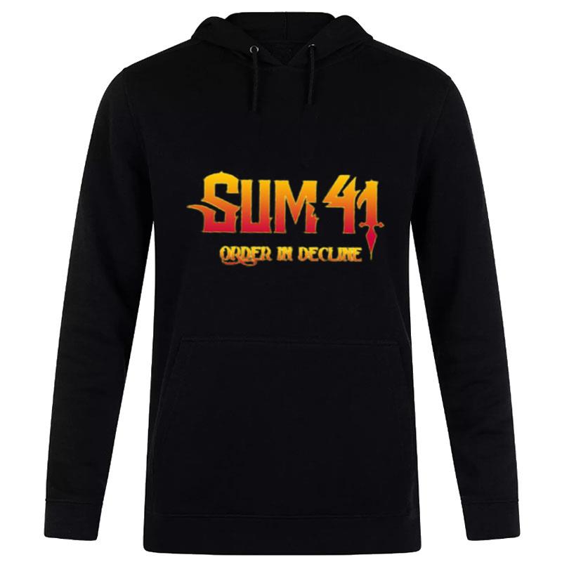 Logo Sum 41 Band Order In Decline Hoodie