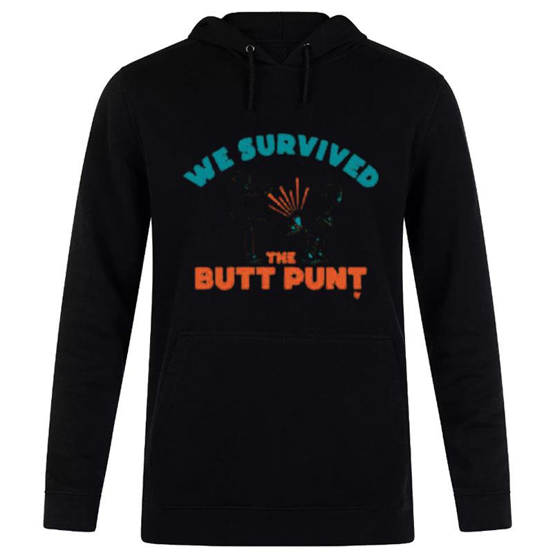 MI'mi Football We Survived The Butt Pun Hoodie