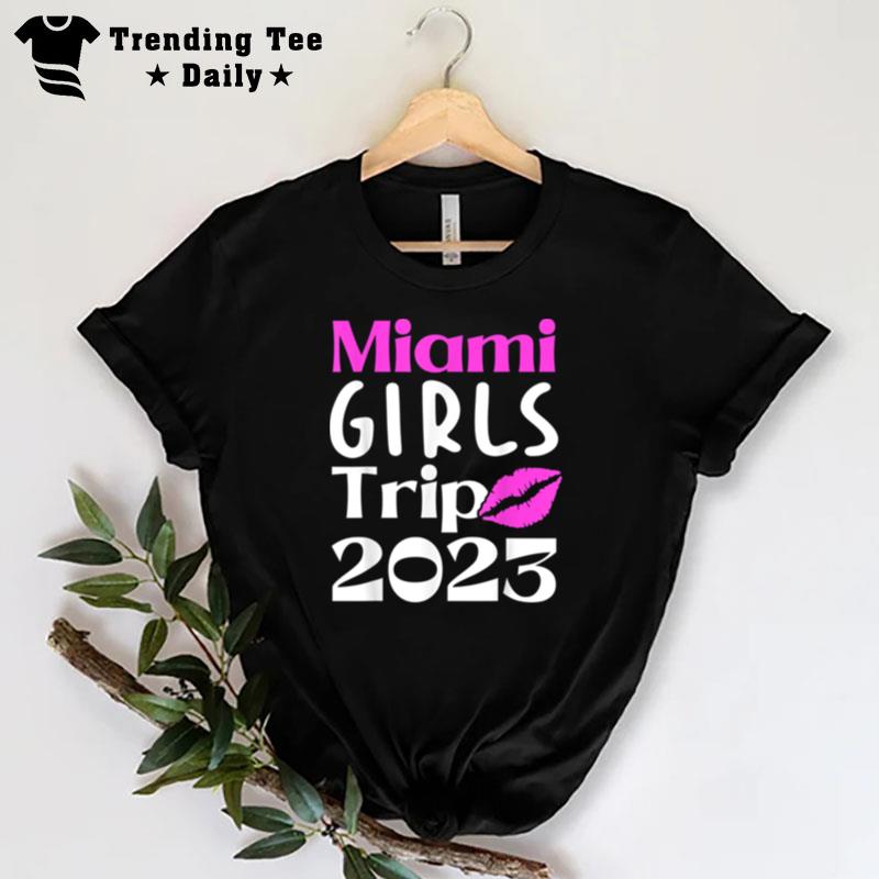 MI’mi Girls Trip 2023 Kissing Bachelor Party Best Friends T-Shirt